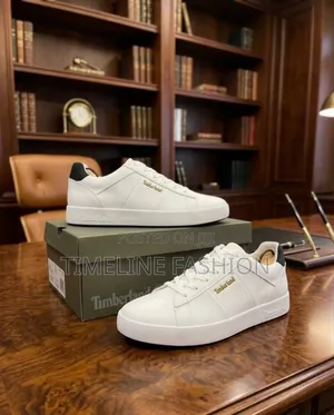 Quality Timber Land Men's White Sneakers