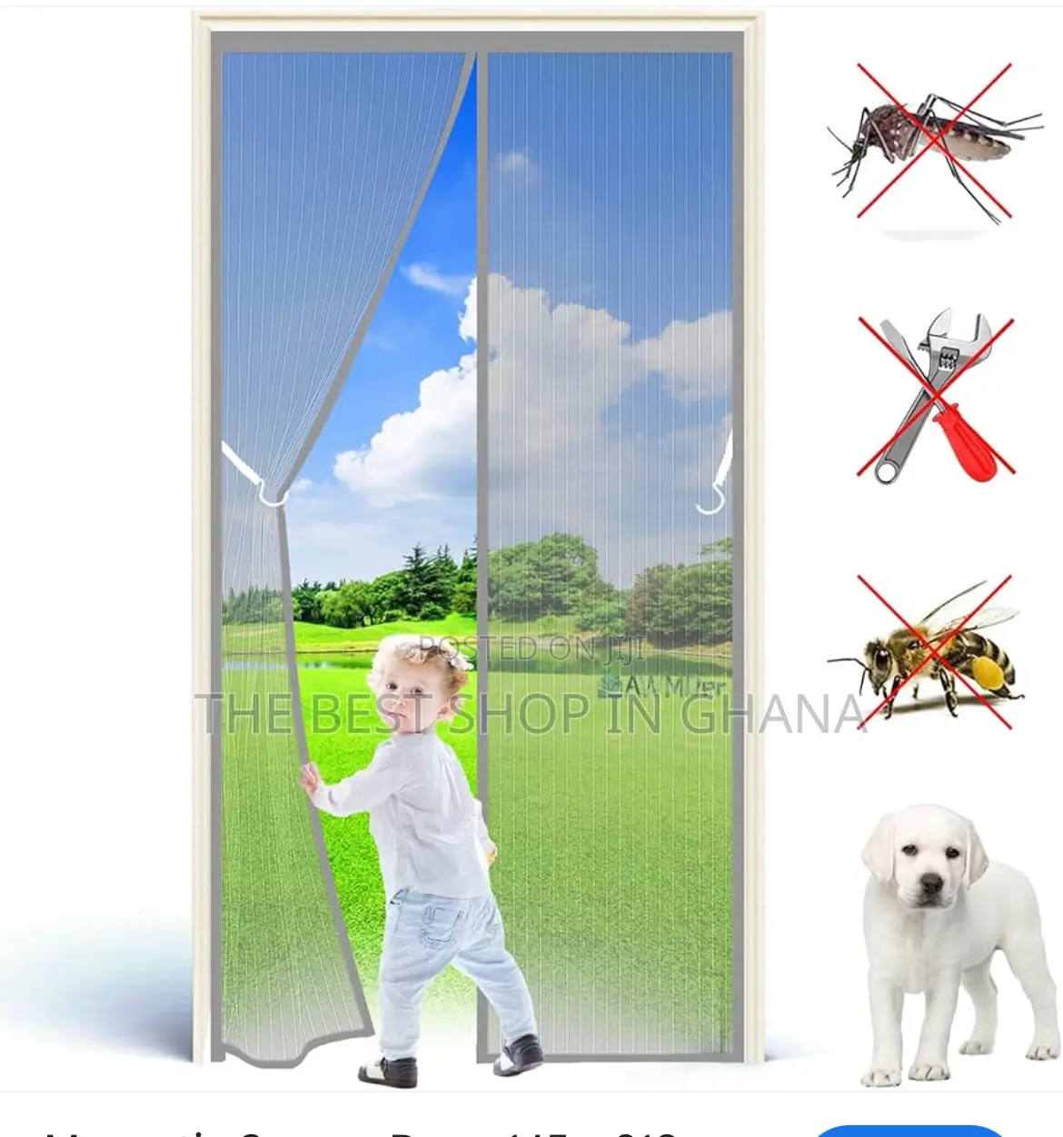 Magnetic Door Closed Nets Available for Sale, Made in Uk