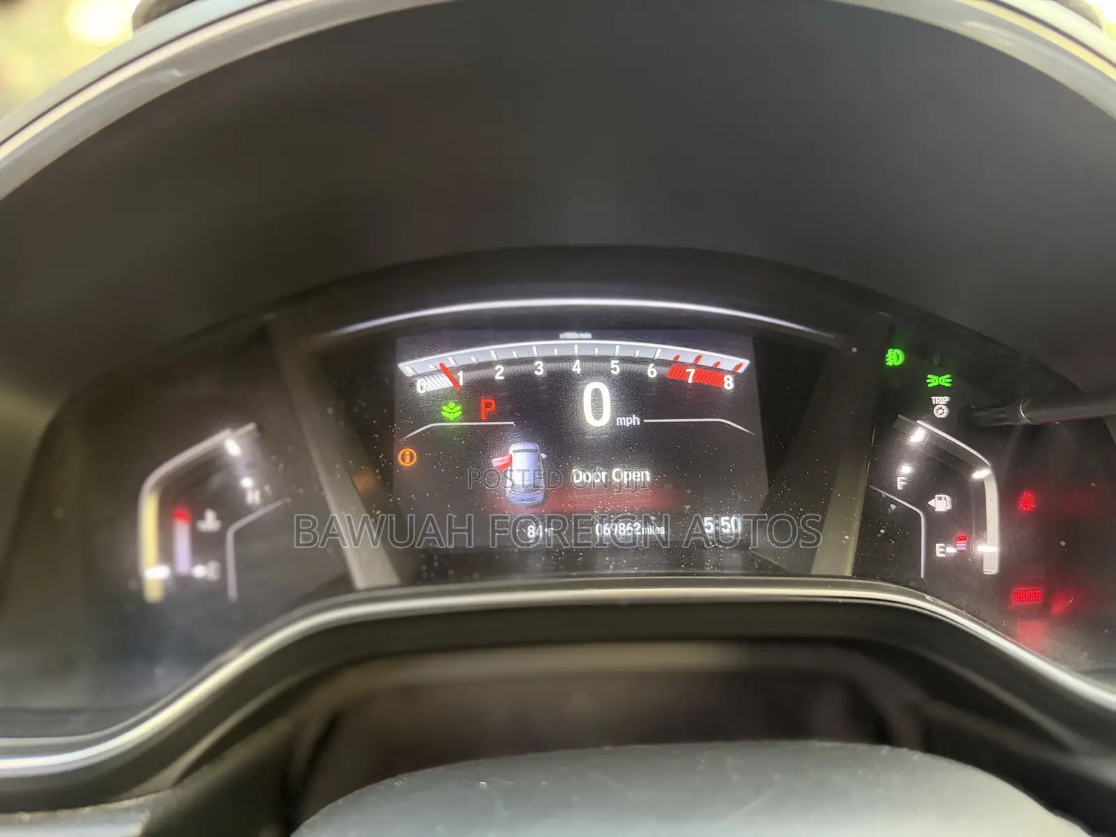 Honda CR-V Touring AWD 2019 Gray