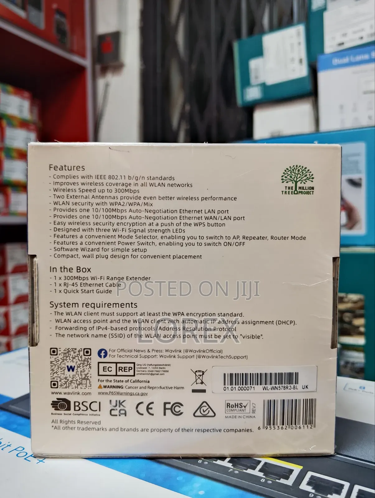 Wavlink Wifi Extender Booster Aerial S2 300mbps