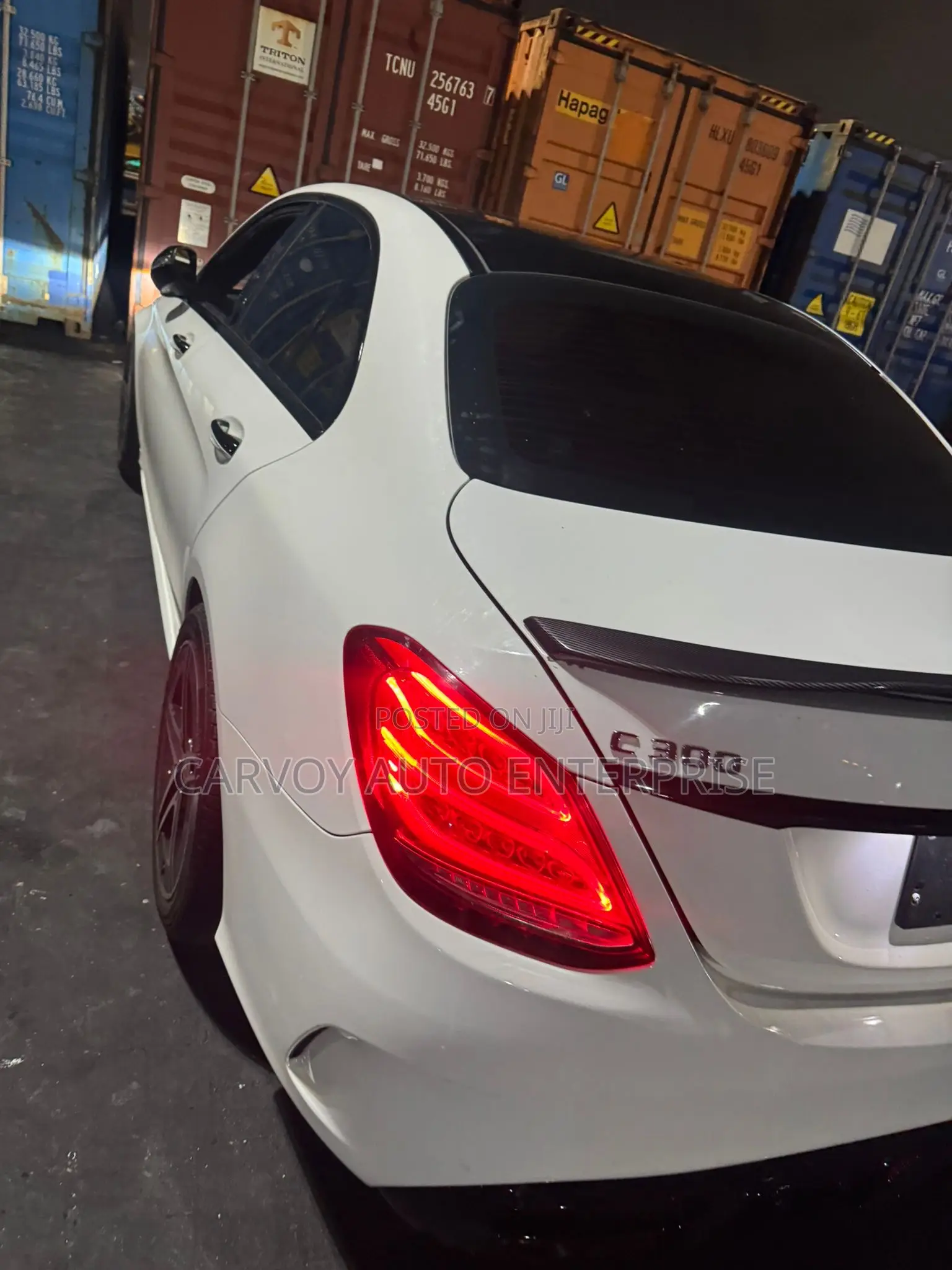 Mercedes-Benz C300 Base C300 AWD 4MATIC Sedan 2018 White