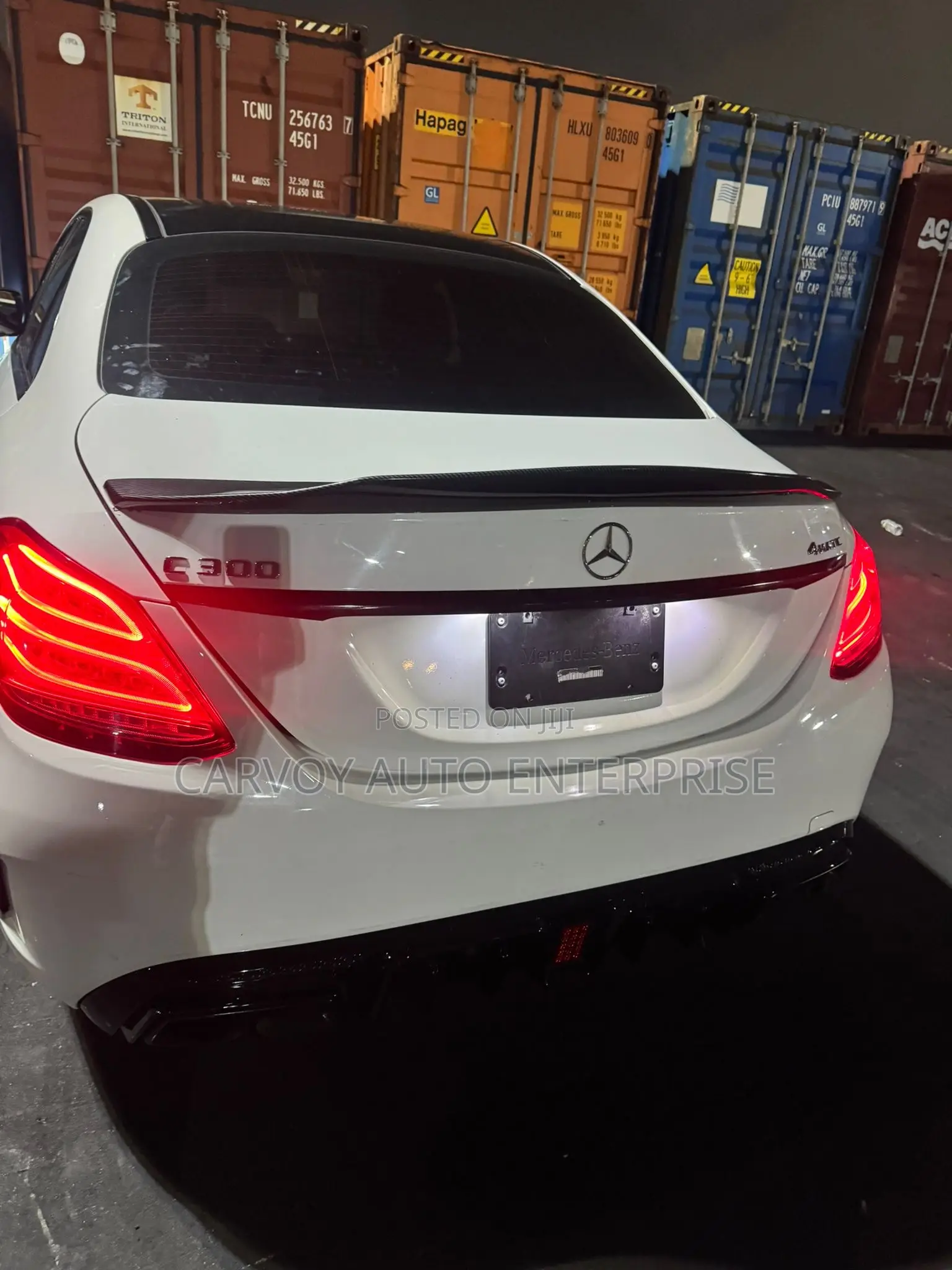 Mercedes-Benz C300 Base C300 AWD 4MATIC Sedan 2018 White