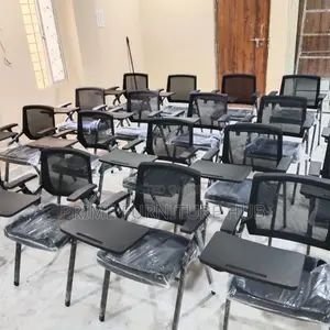 Mesh Chairs With Writing Tablets