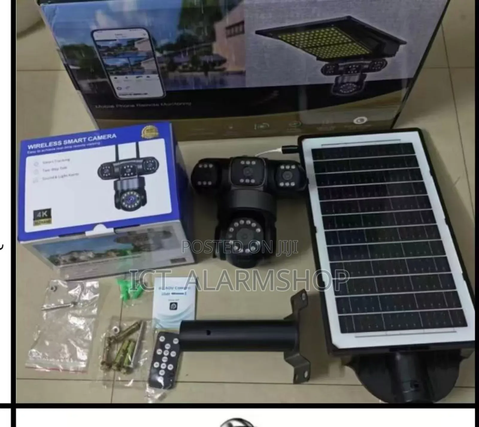 Solar Street Light Aov 4lens Cameras