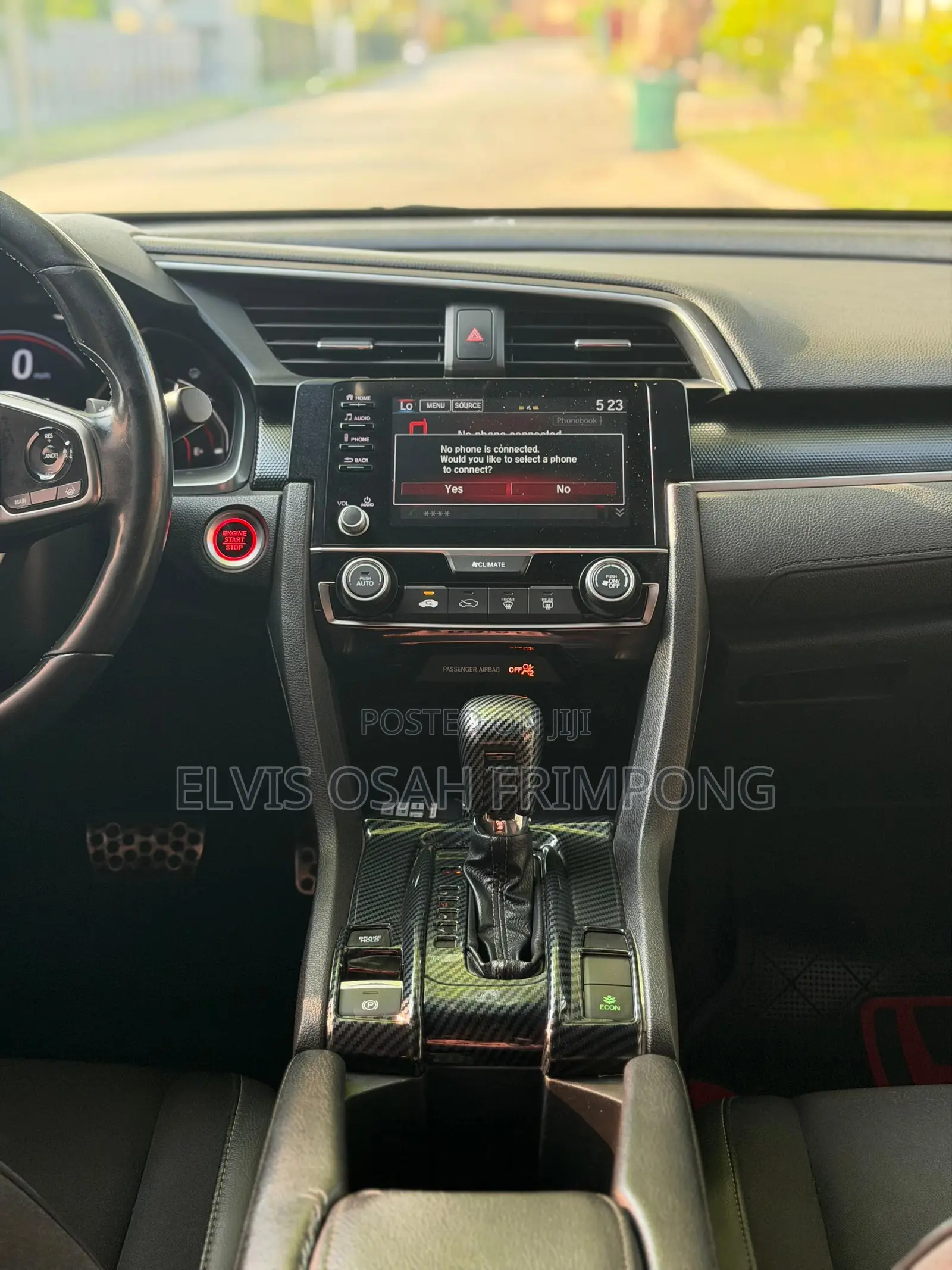 Honda Civic Sport Sedan 2019 Black