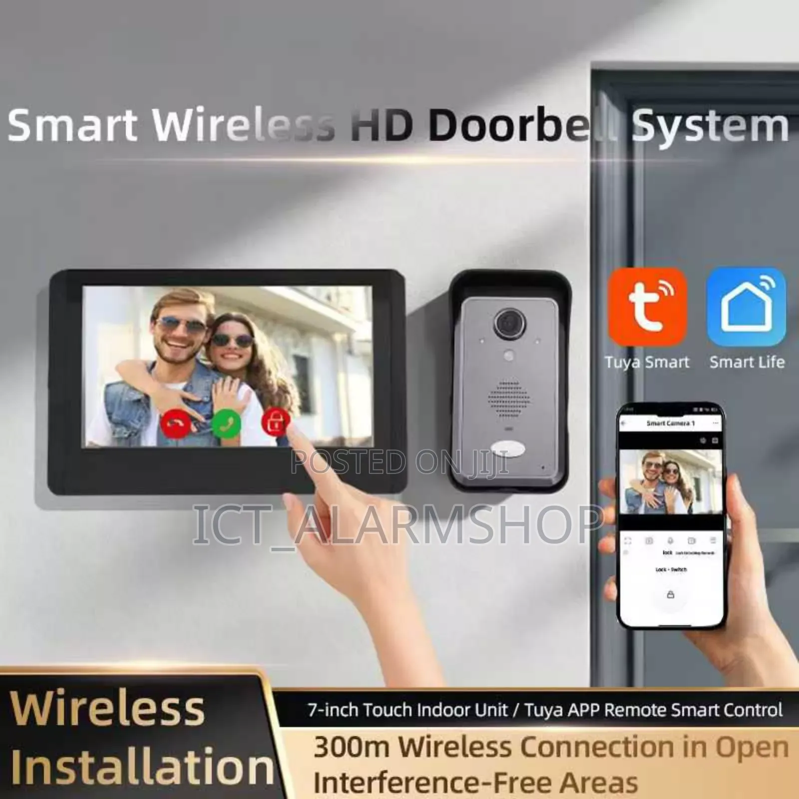 Video Doorbell Wireless Intercom Phone