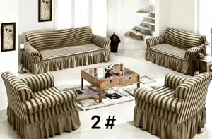 4-Seater Sofa Cover Set – Stretchable Elegant