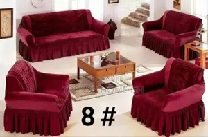 4-Seater Fluffy Sofa Cover Rabbit Fur Feel Super Soft