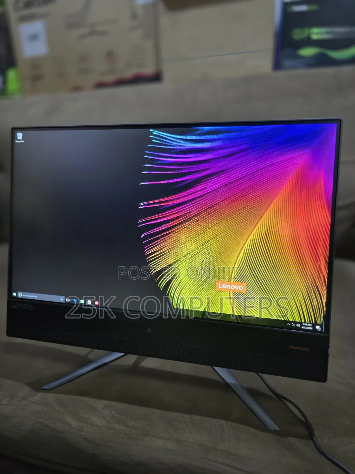 Desktop Computer Lenovo ideacentre AIO 520 8GB AMD A6 SSHD (Hybrid) 1T
