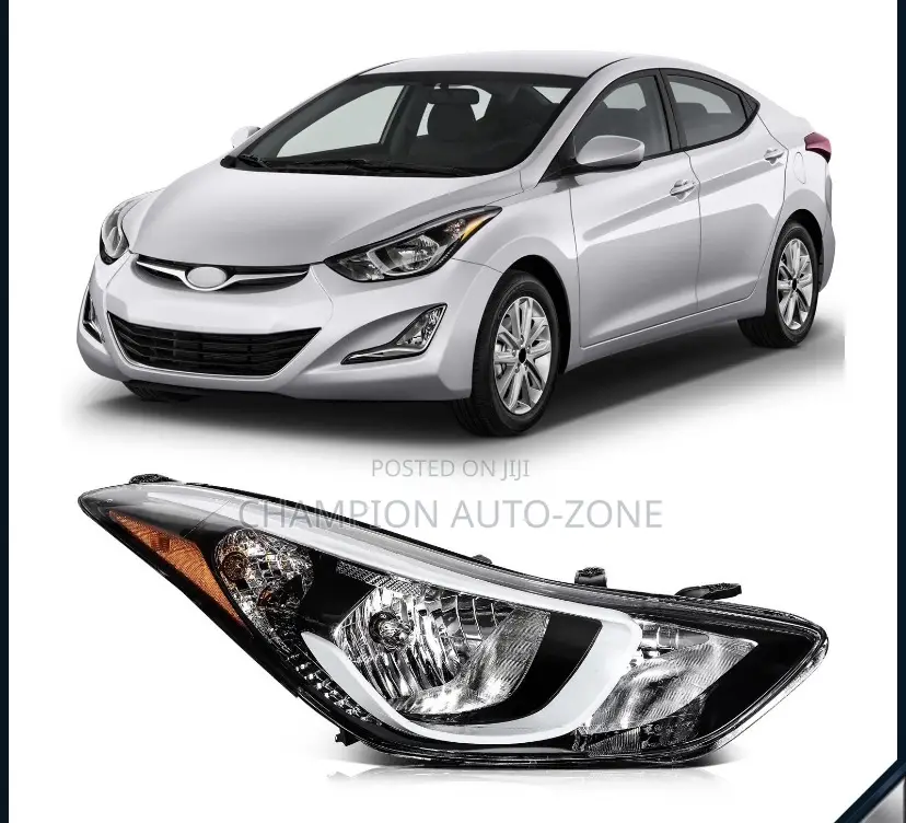 Hyundai Elantra 2014-2015-2016 Headlight Pair