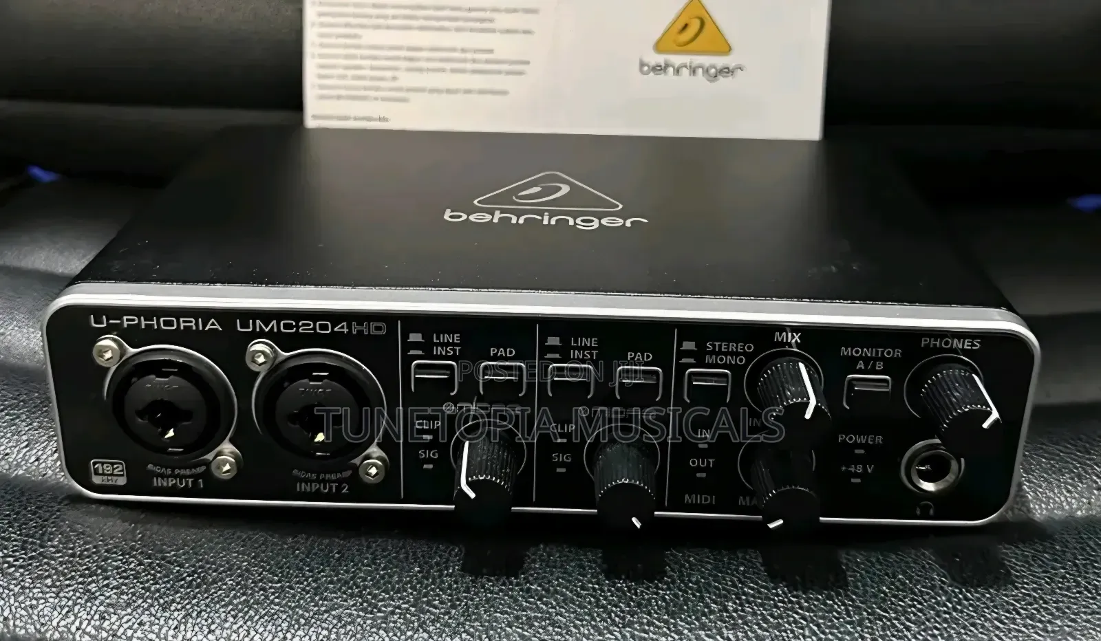 Behringer U-Phoria Umc204hd Usb Audio Interface.