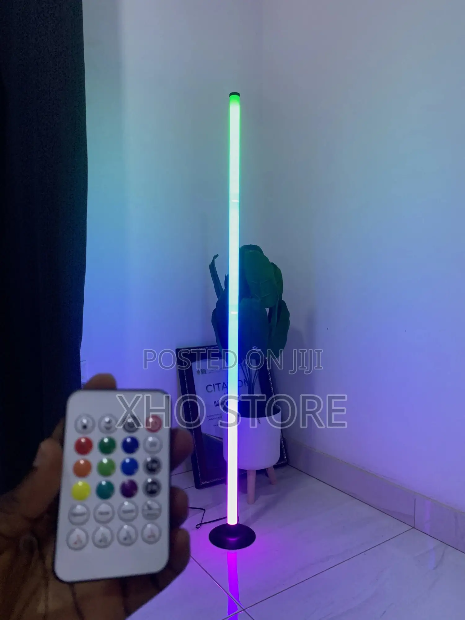 Smart Rgb Ic Led Floor Lamp With App Remote Control, Usb Interface