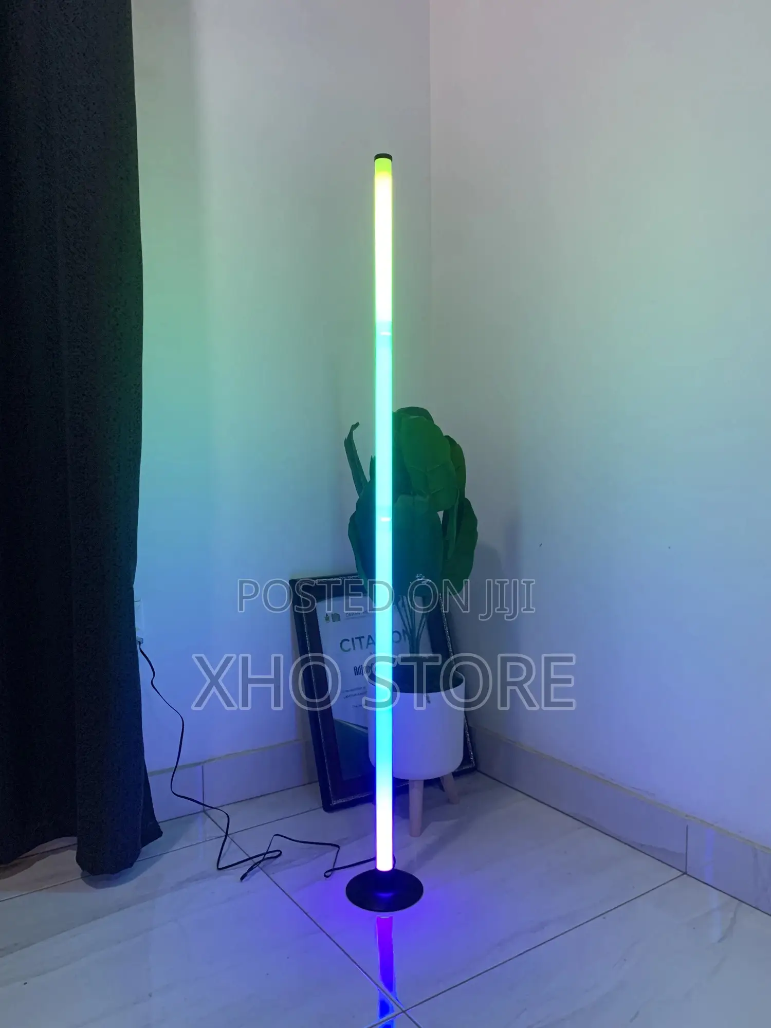 Smart Rgb Ic Led Floor Lamp With App Remote Control, Usb Interface