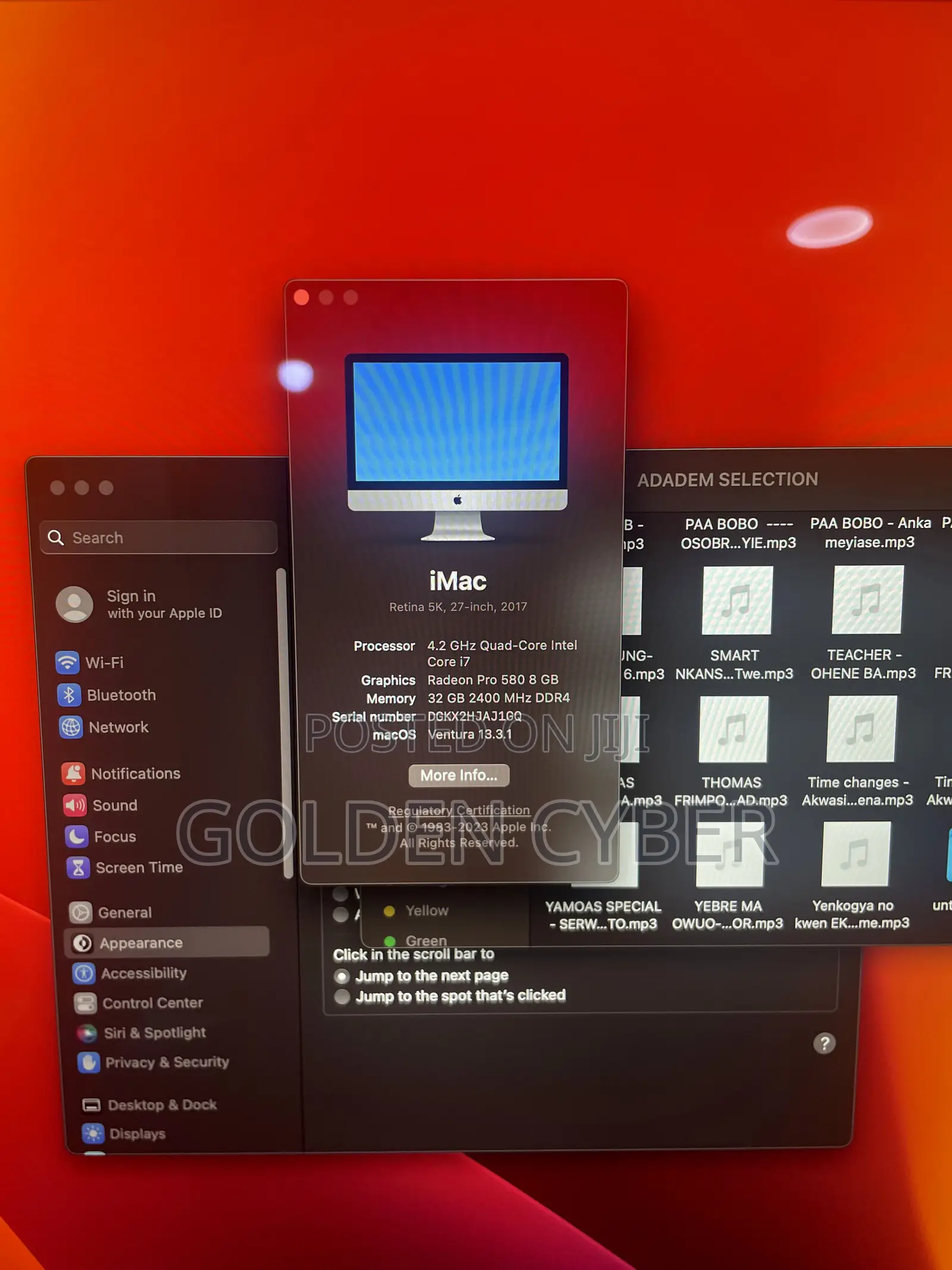 Desktop Computer Apple iMac 32GB Intel Core i7 SSD 1T