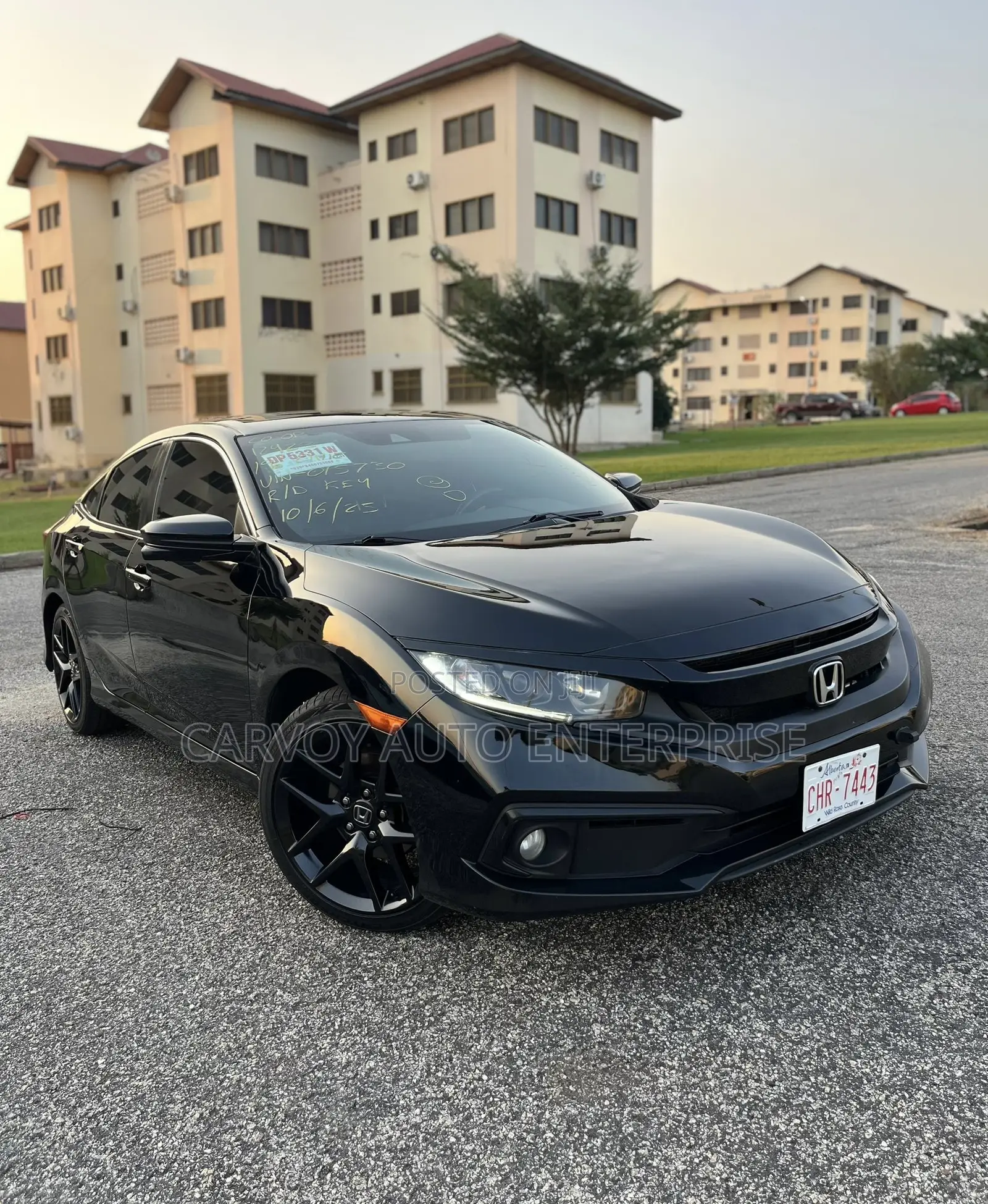 Honda Civic Sport Sedan 2019 Black
