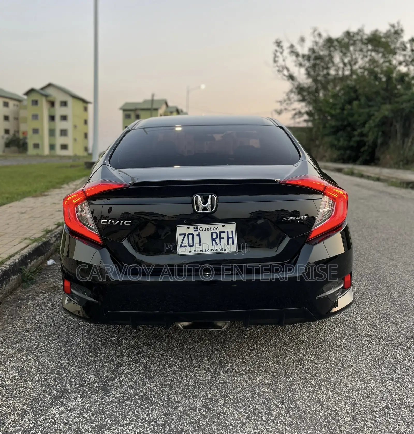 Honda Civic Sport Sedan 2019 Black
