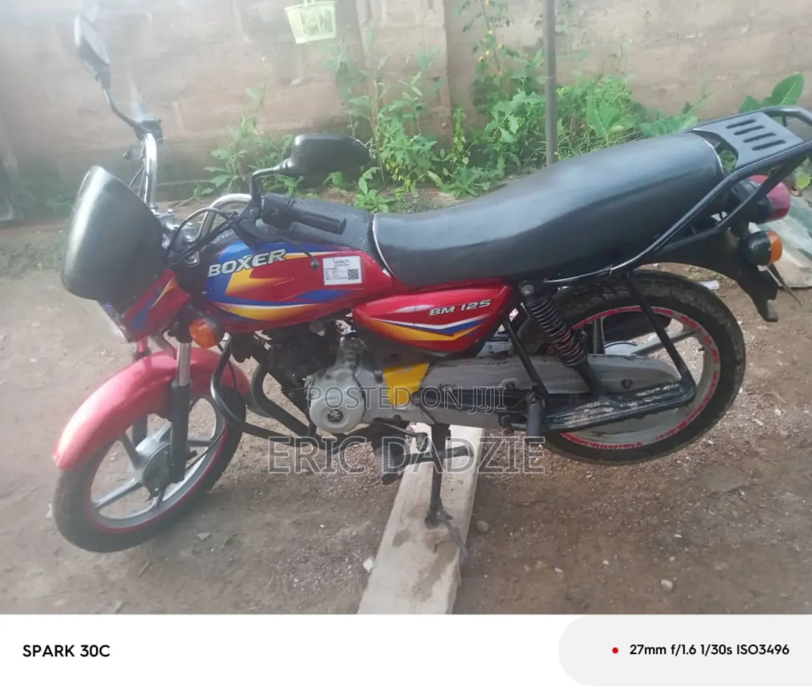 Bajaj Boxer 125 2015 Red