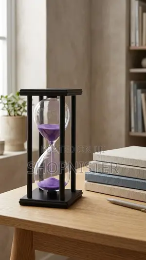 Luxury 30-Minute Purple Sand Hourglass