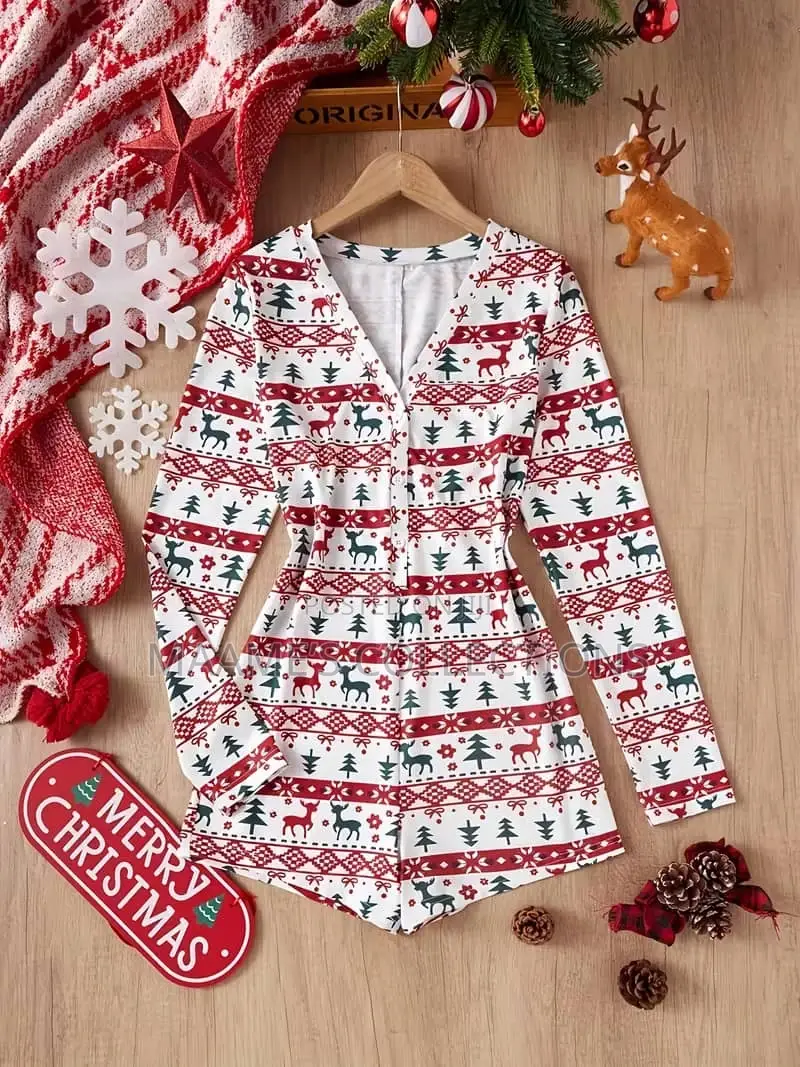 Halloween Bodysuit Yoga Jumpsuit /Sleepwear.