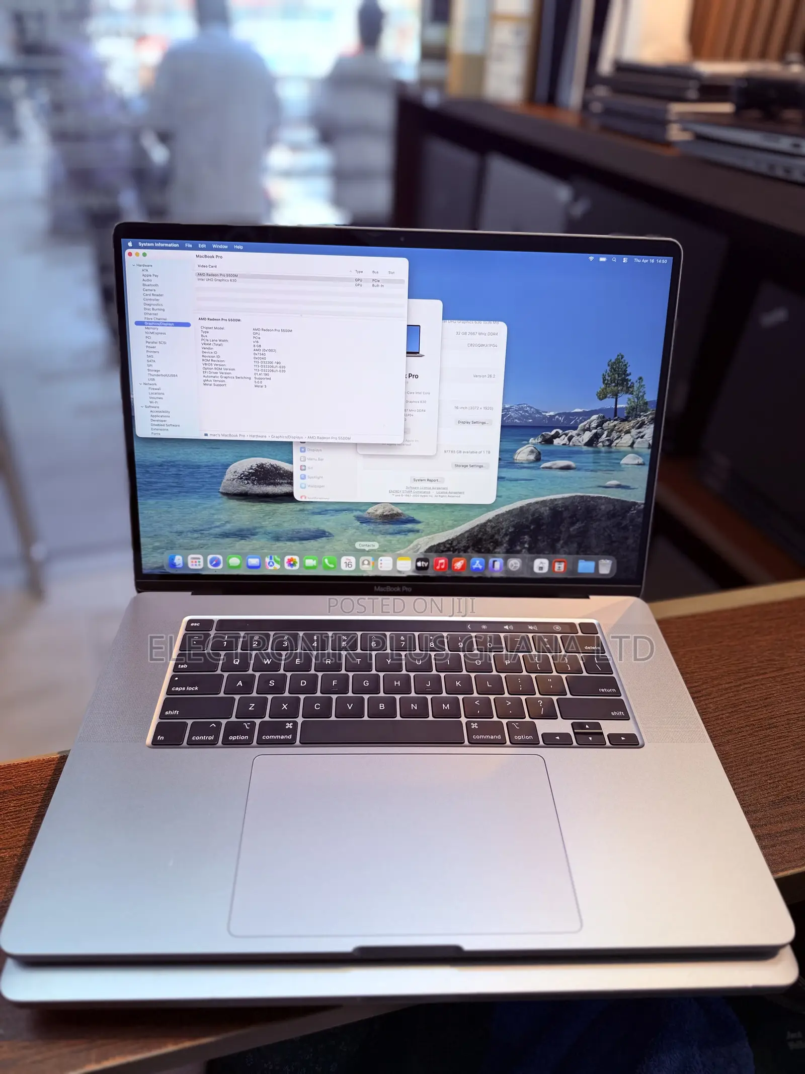 Laptop Apple MacBook 32GB Intel Core i9 SSD 1T