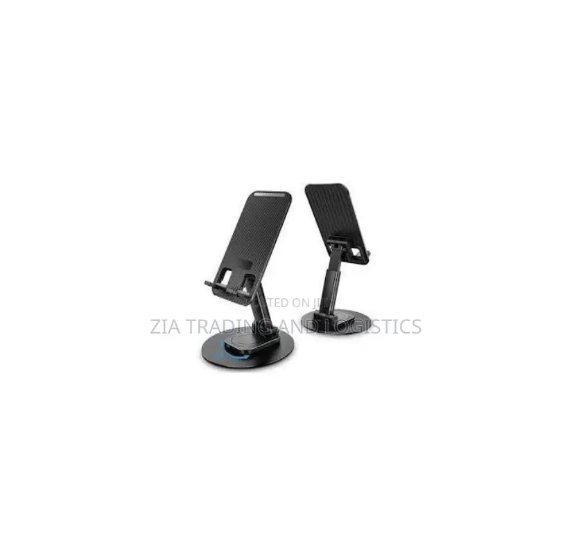 Universal Metal Desktop Stand -360o Rotatable Foldable Phone Holder