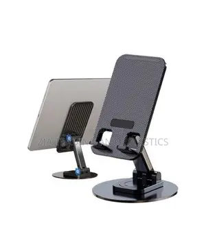 Universal Metal Desktop Stand -360o Rotatable Foldable Phone Holder