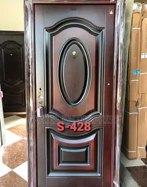 Mahogany Reddish- Brown Single One and Half China Doors