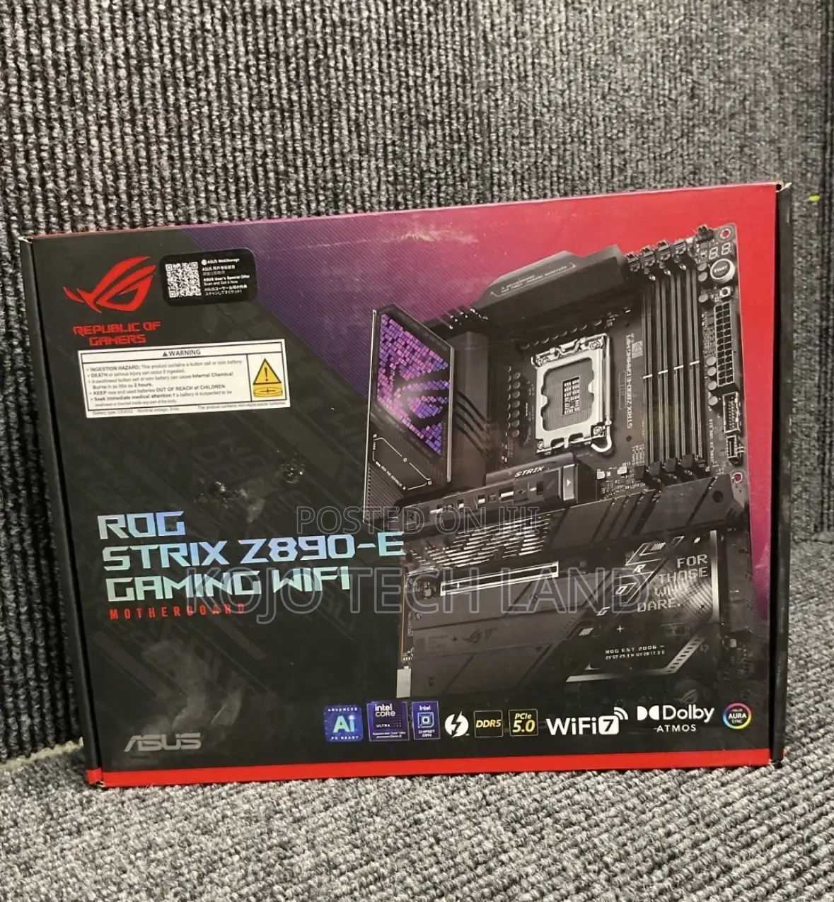 Asus - Rog Strix Z890-E Gaming Wifi Lga 1851 Intel Z890 Atx Ddr5