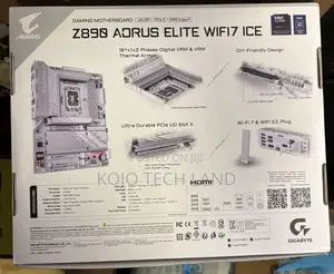 Gigabyte Aorus Z890 Elite Wifi7 Ice Gaming Motherboard Intel Lga1851