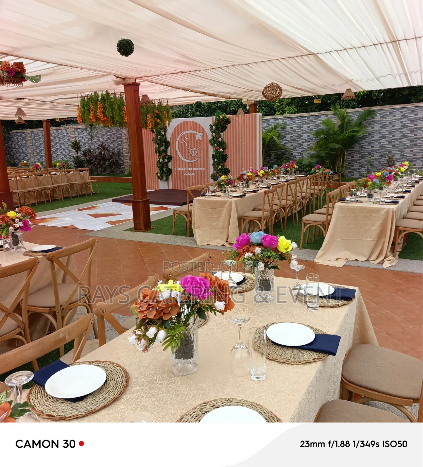 Rustic Chairs, Pergola And Party Rentals