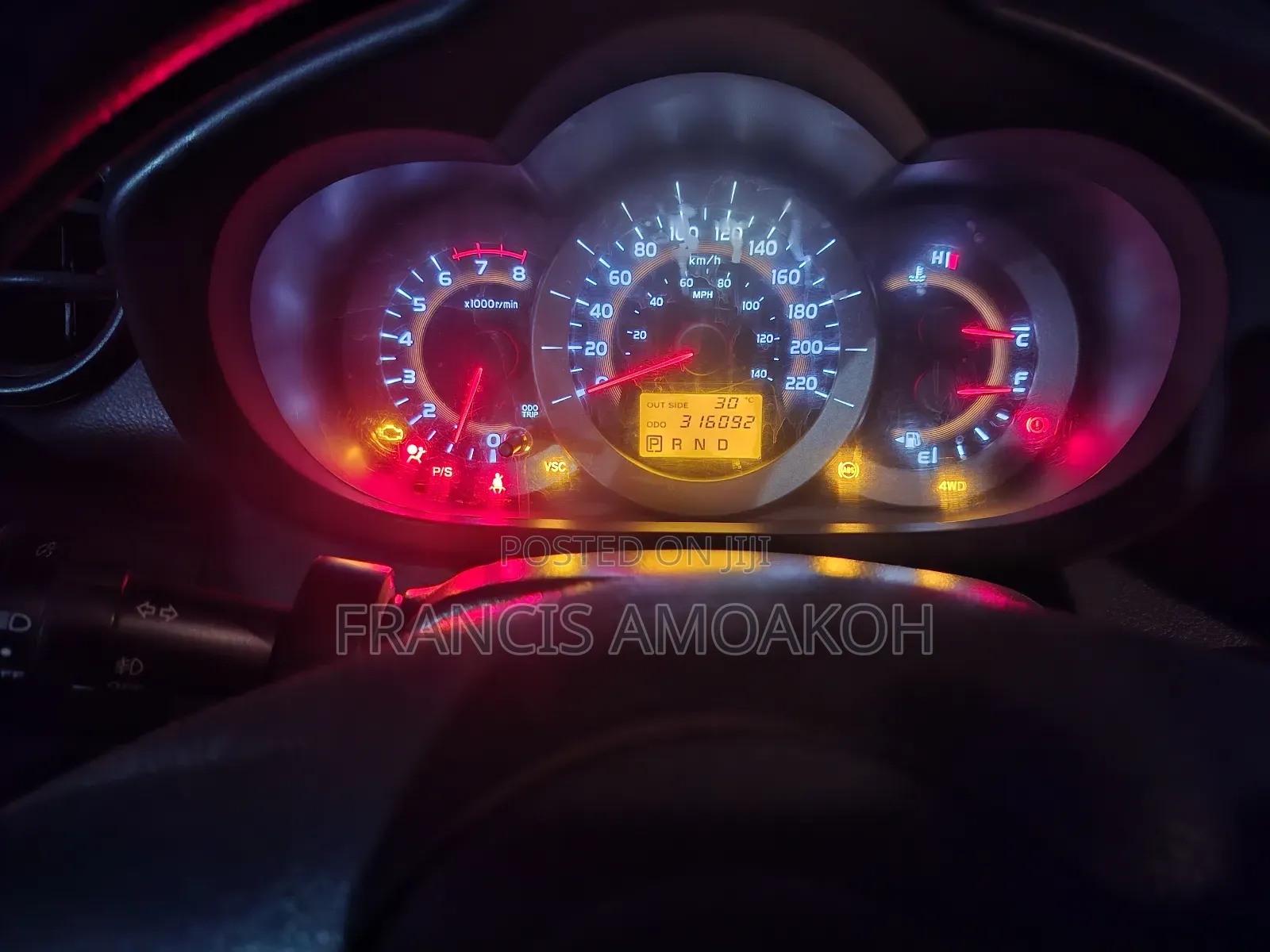 Toyota RAV4 4x4 2007 Black