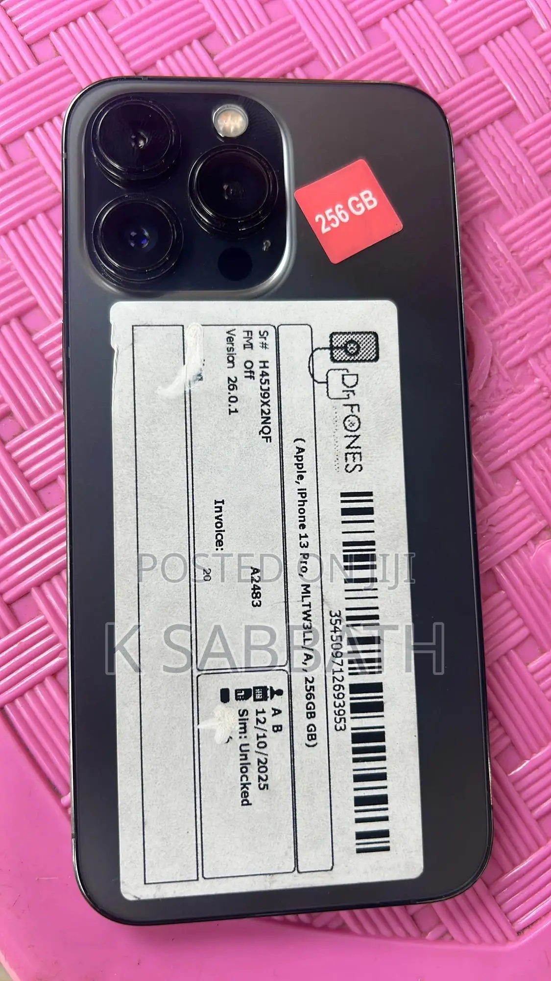 Apple iPhone 13 Pro 256 GB Black