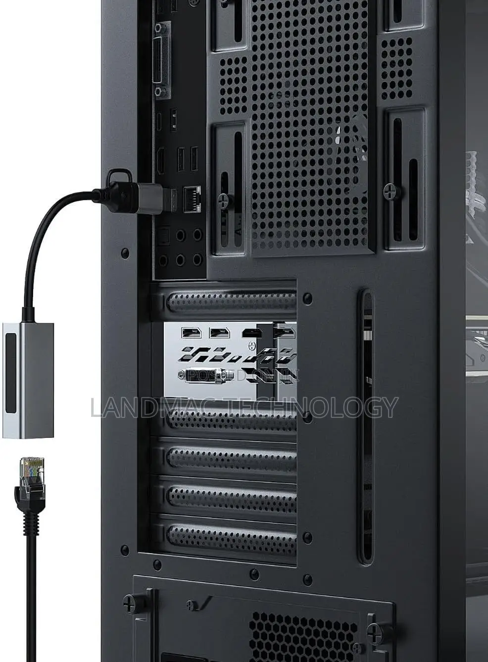 2-in-1 Usb-a/Usb-C to Gigabit Ethernet Adapter Rj45