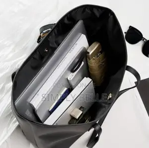 Solid Strap Tote Bag