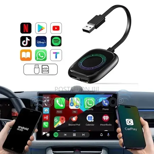 Universal Wireless Carplay Ai Streaming Tv Box – Youtube Netflix