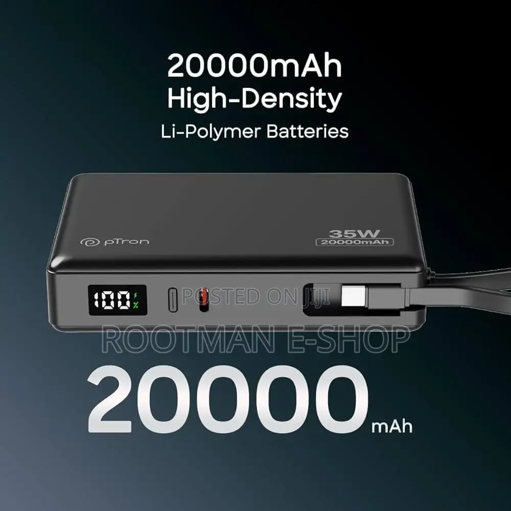 External Battery Wuw Y155 35w 20000mah Black