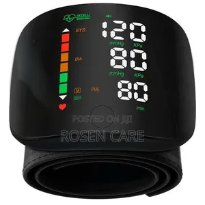 Rechargeable Wrist Blood Pressure Monitor Sphygmomanometer Bp Machine