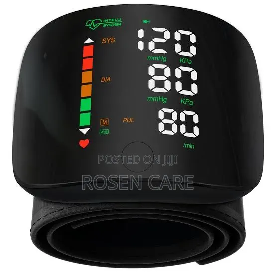 Rechargeable Wrist Blood Pressure Monitor Sphygmomanometer Bp Machine
