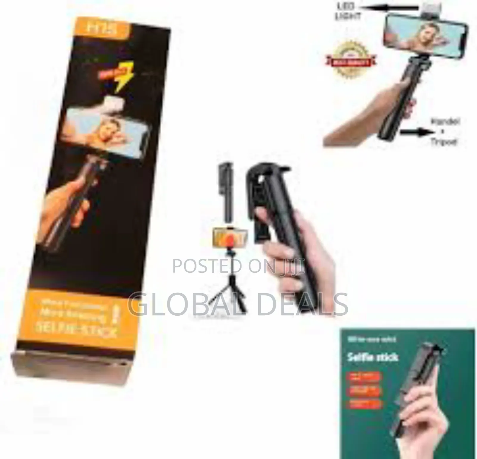 Mini Selfie Stick With Tripod Stand and Flash