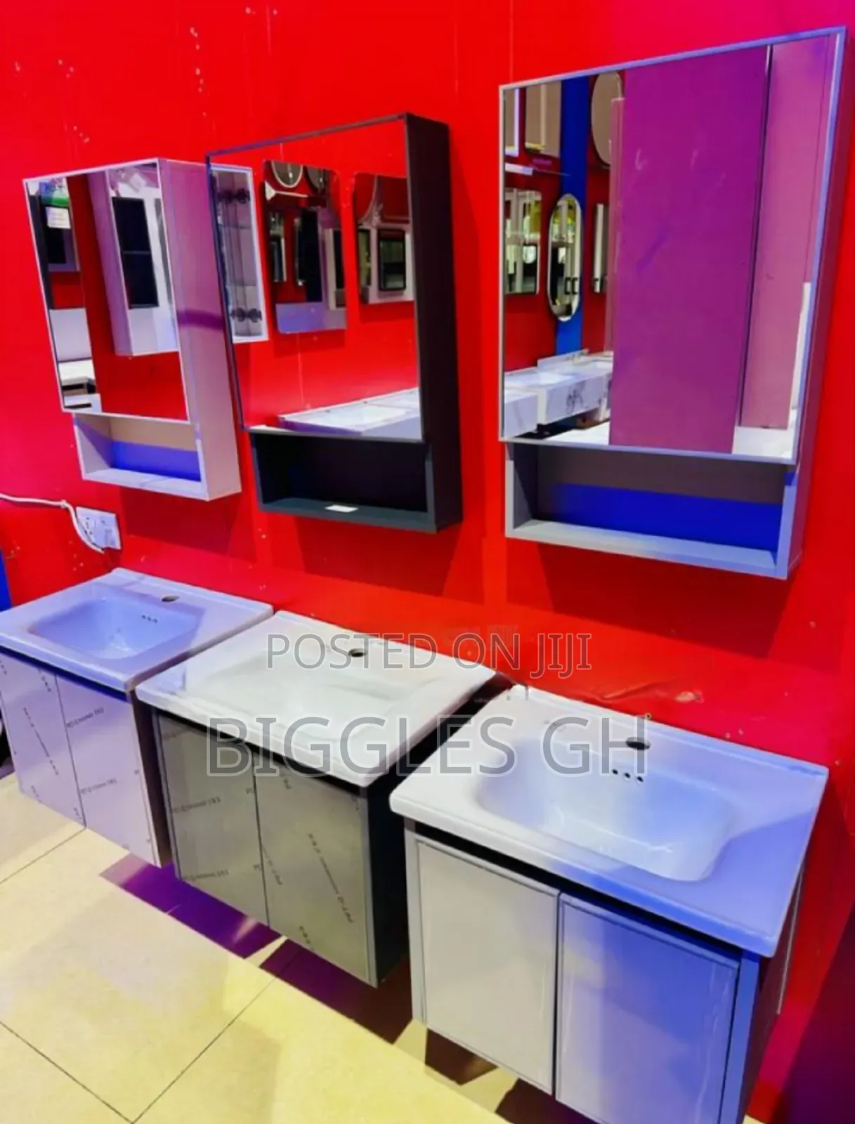 Cabinet Basin With Mirror
