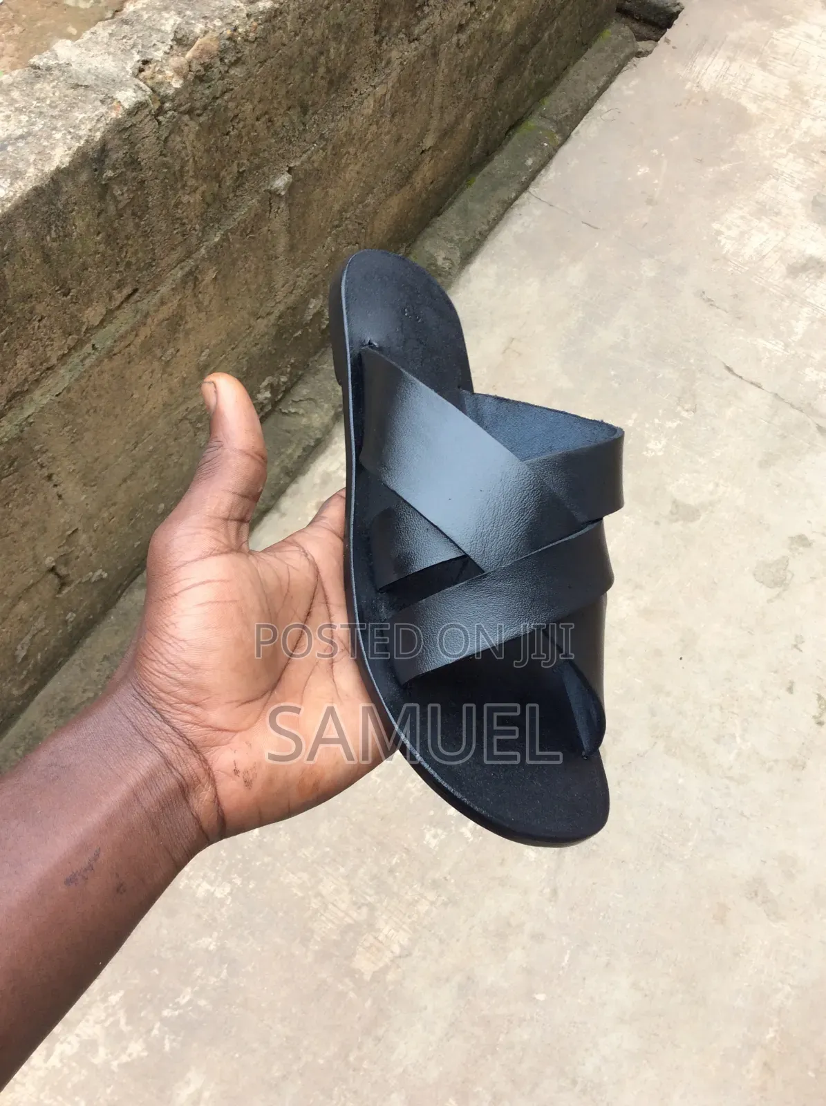 Men Leather Slippers