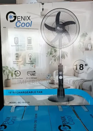 High Efficient Rechargeable Fan