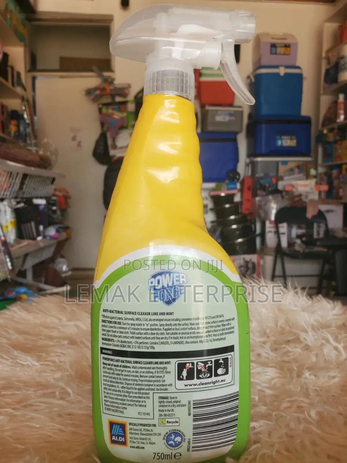Anti - Bacterial Surface Cleaner Lime Mint 750ml