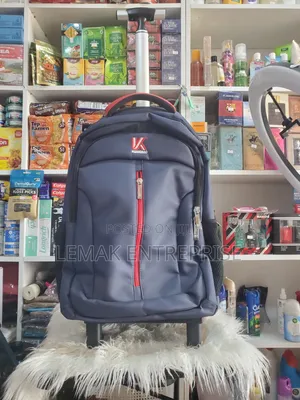 School Bag/ Dragging Bag Unisex Multipurpose Rolling Backpack