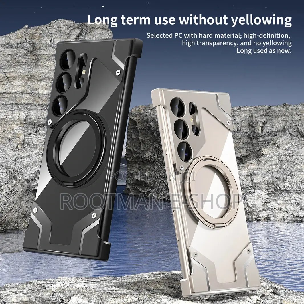 Aramid Fiber Case for Samsung Galaxy S25 Ultra With Built-in Holder