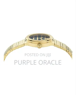 Versace Greca Ladies Gold Watch.
