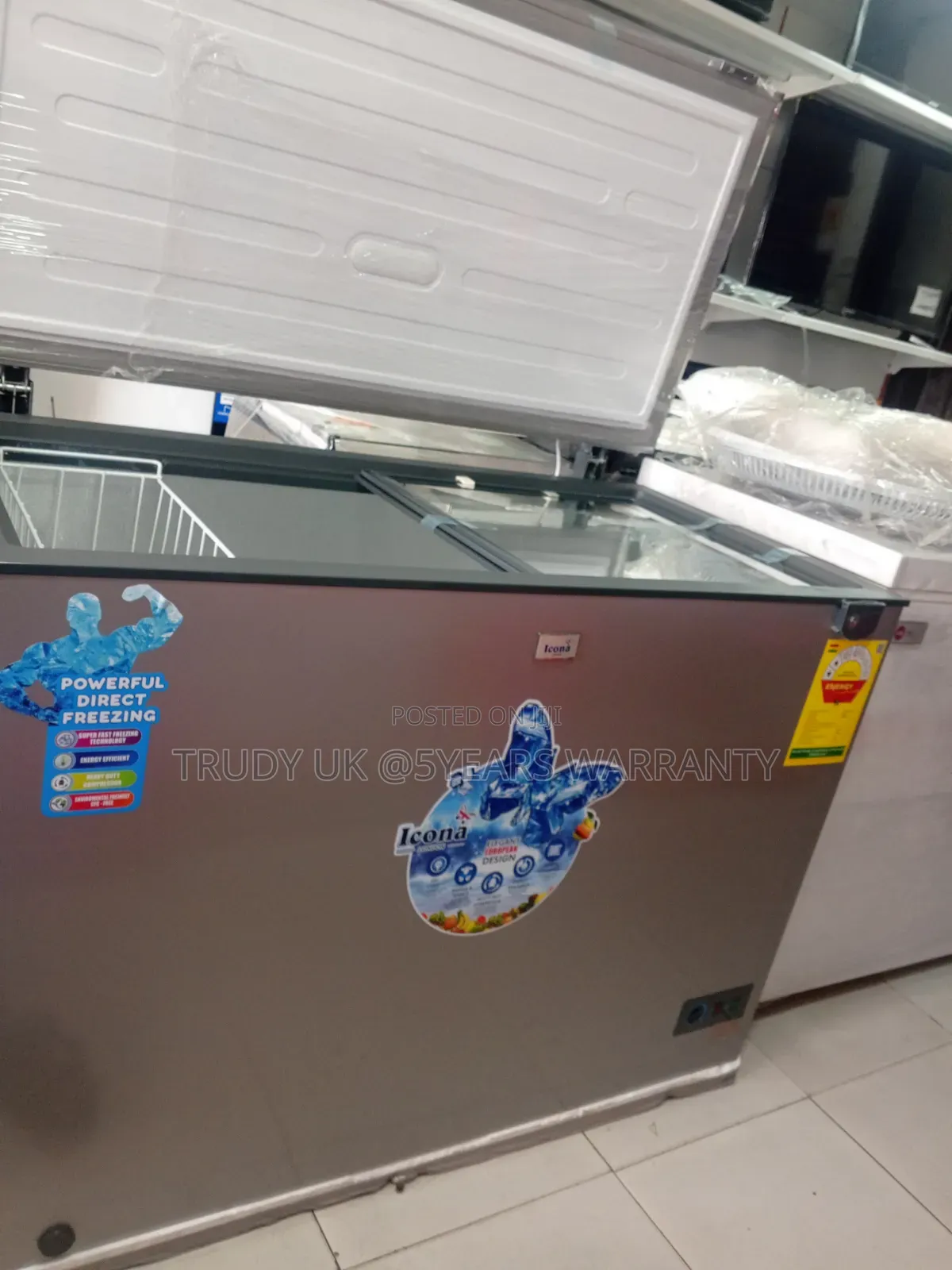 Icona Quick Chill 291litets Deep Chest Freezer