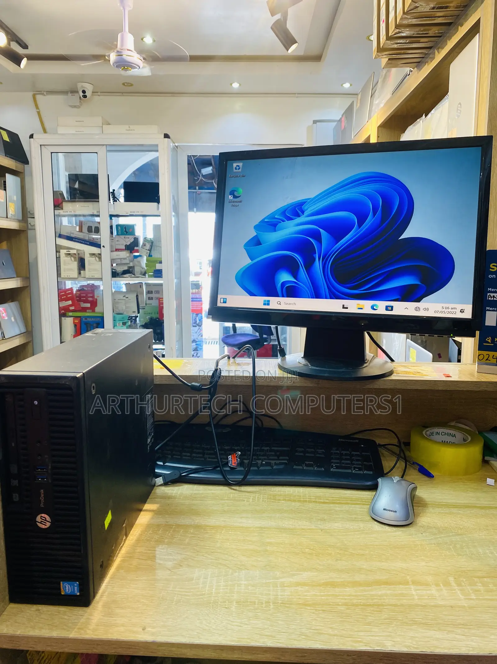 Desktop Computer HP ProDesk 400 8GB Intel Core i5 SSD 128GB