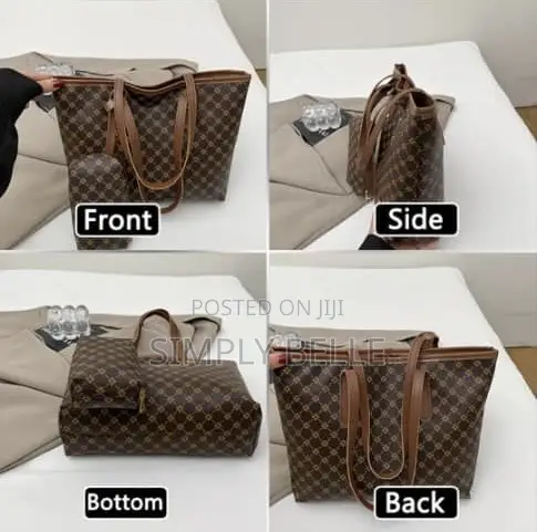 Contrasting Plaid Bag