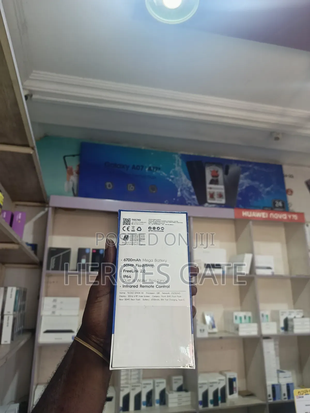 New Tecno Spark 50 128 GB Black